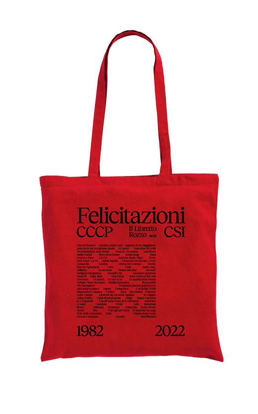 Felicitazioni! — Borsa di tela CCCP e CSI